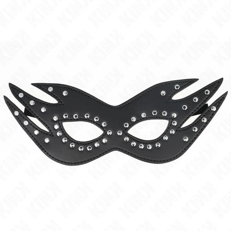 Maske BDSM Cuir Satin Élégance Sophistiquée