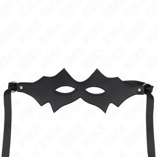 Masque BDSM Satin Dentelle Élégant Confortable Ajustable
