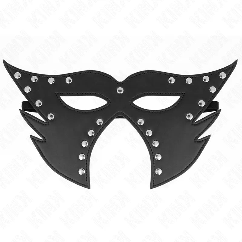 Masques Bdsm Satin Cuir Pour Jeux De Rôle