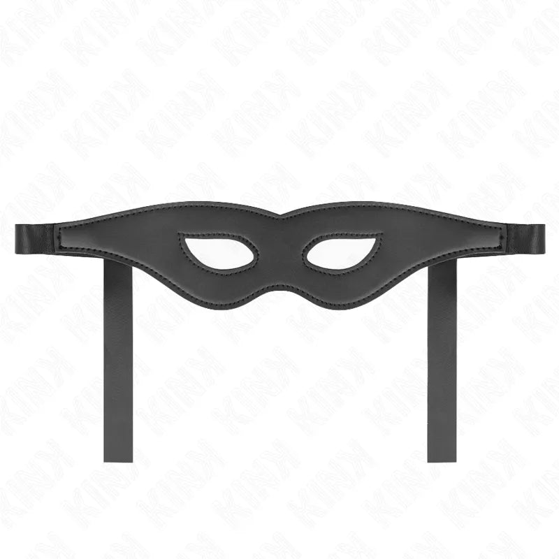 Masques Bdsm Satin Cuir Vegan Élégance