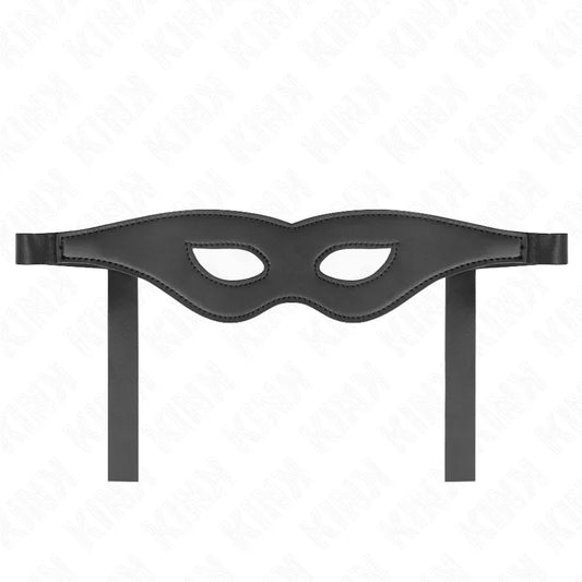 Masques Bdsm Satin Cuir Vegan Élégance