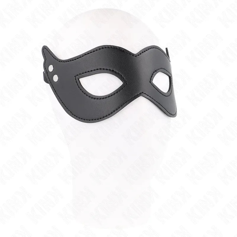 Masques Bdsm Satin Et Cuir Ajustables