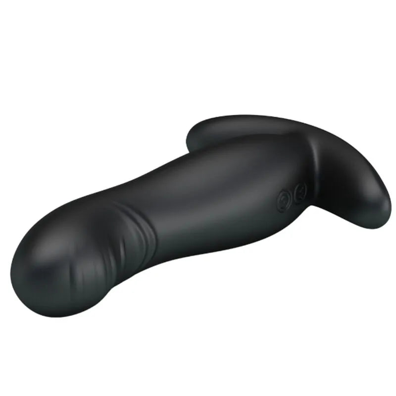 Masseur De Prostate Noir Silicone Vibrations