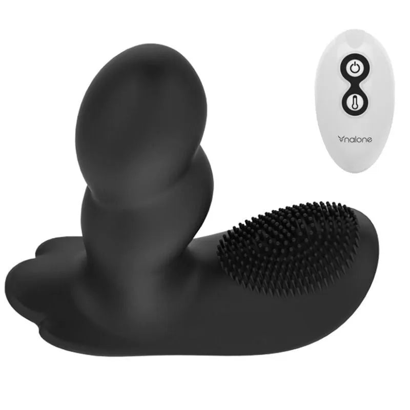 Masseur Télécommandé Intime Silicone Noir