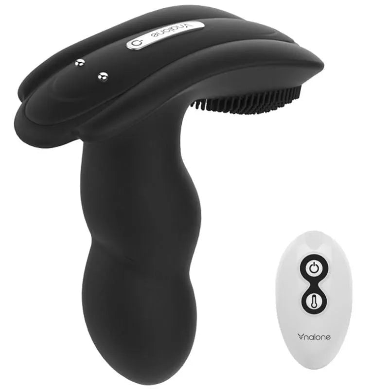 Masseur Télécommandé Intime Silicone Noir