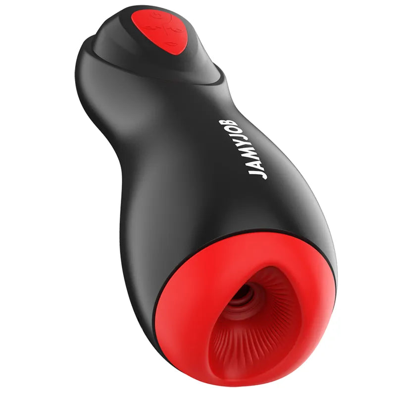 Masturbateur Automatique Silicone Rouge Profondément Rechargeable