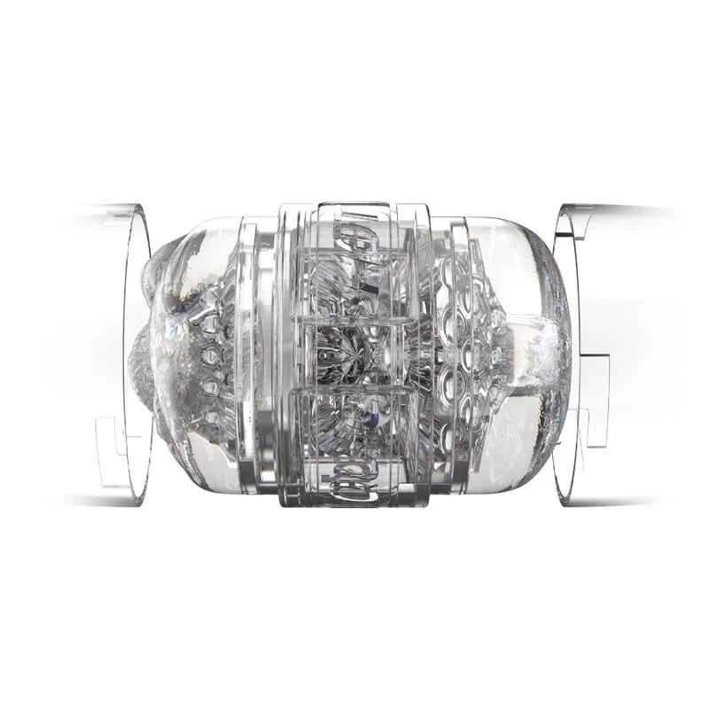 Masturbateur Compact Transparent Pour Couples Et Usage Individuel