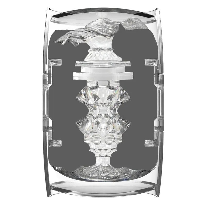 Masturbateur Compact Transparent Pour Couples Et Usage Individuel