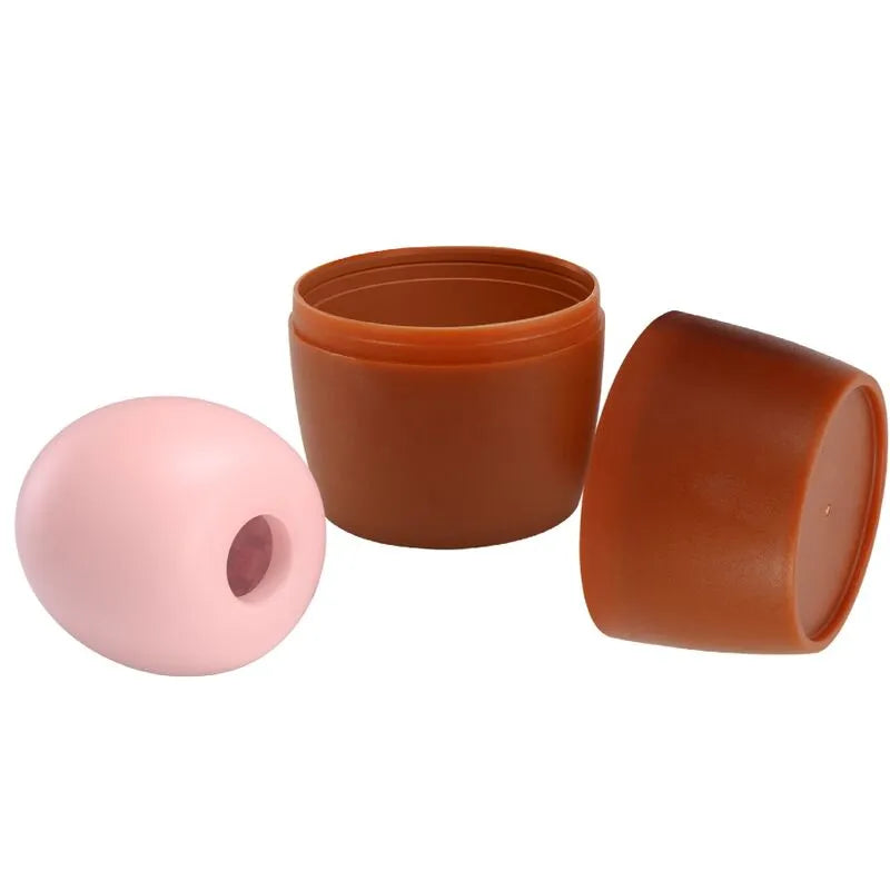 Masturbateur Cuir Souple Rose Étanche