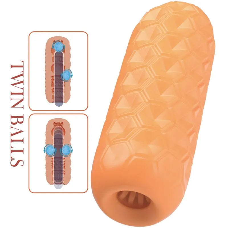 Masturbator Maskulin Étanche À Boules Internes