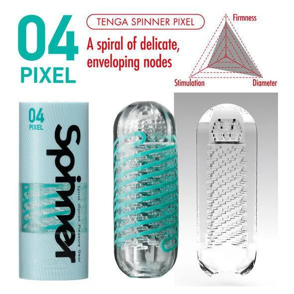 Masturbateur Spiralé Tenga Spinner Pixel