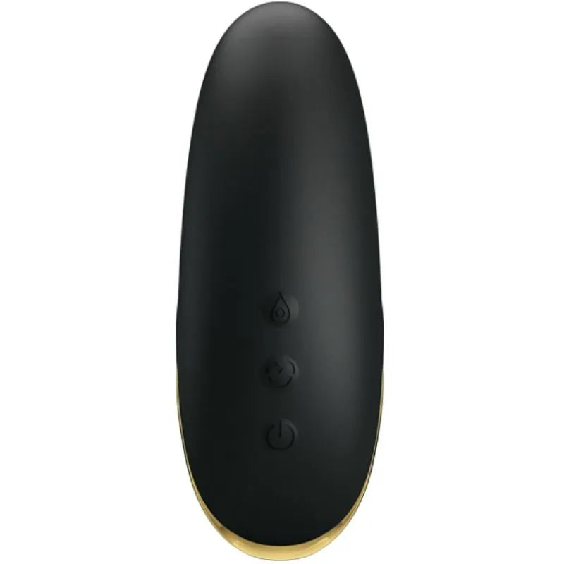 Masturbateur Succion Silicone Noir Et Or