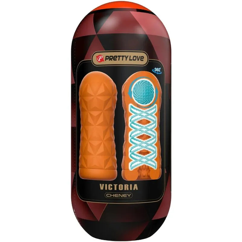 "Masturbateur Spirale Rotative Transparent Réutilisable"