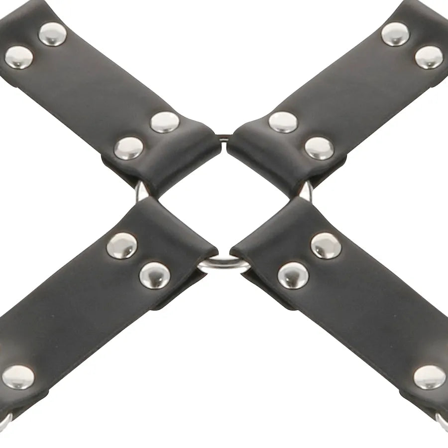 Menottes Bdsm En Cuir Pvc Ajustables