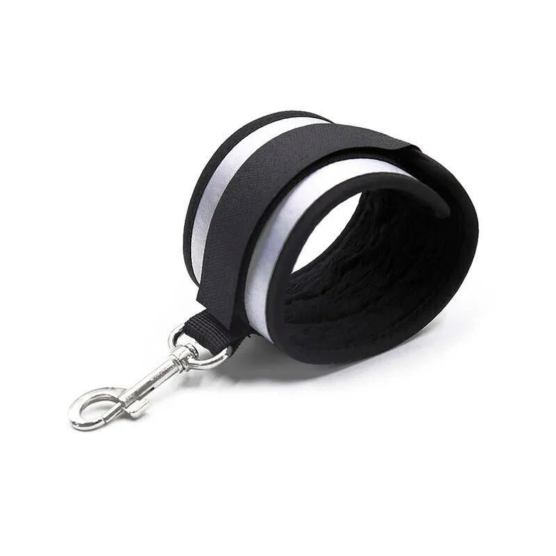 Menottes Bdsm Graues Neopren-Metall