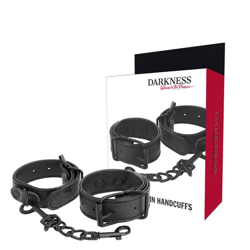 Menottes Bondage Confortables Noires En Pu