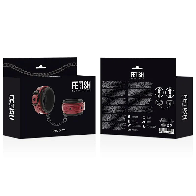 Menottes Cuir Vegan Bondage Confortables