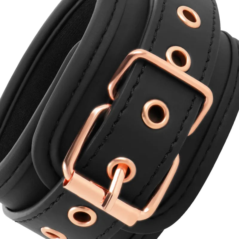 Menottes En Cuir Vegan Bdsm Confortables