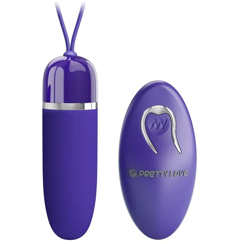 Mini Œuf Vibrant Télécommandé Violet Silicone