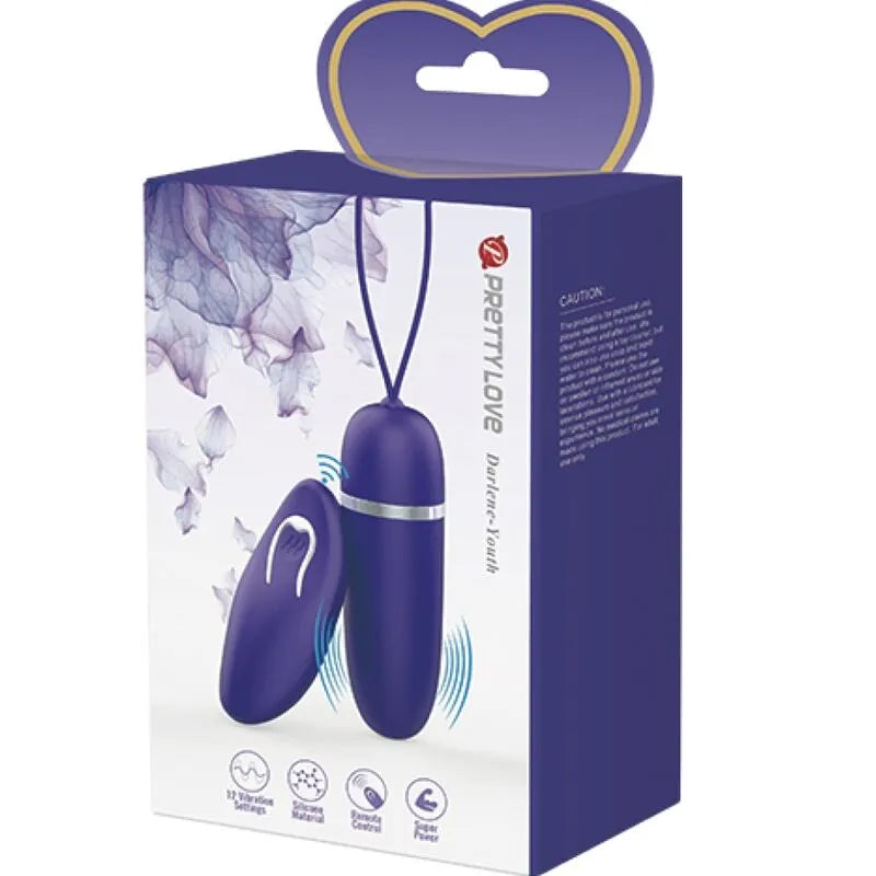 Mini Œuf Vibrant Télécommandé Violet Silicone
