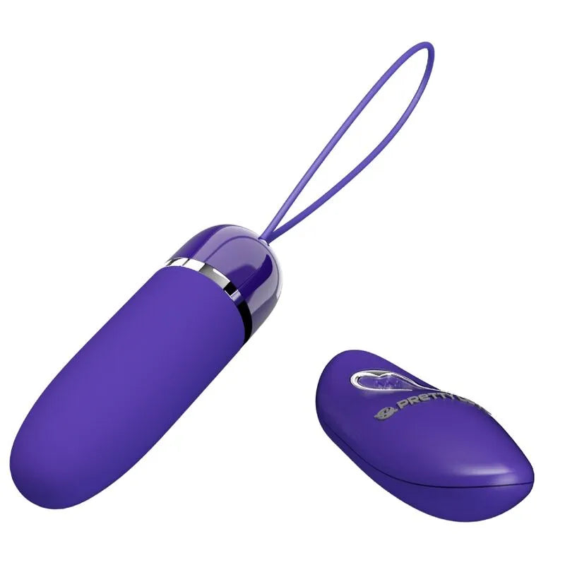 Mini Œuf Vibrant Télécommandé Violet Silicone