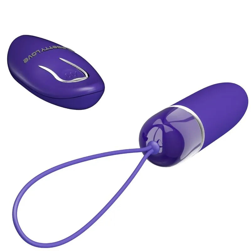 Mini Œuf Vibrant Télécommandé Violet Silicone
