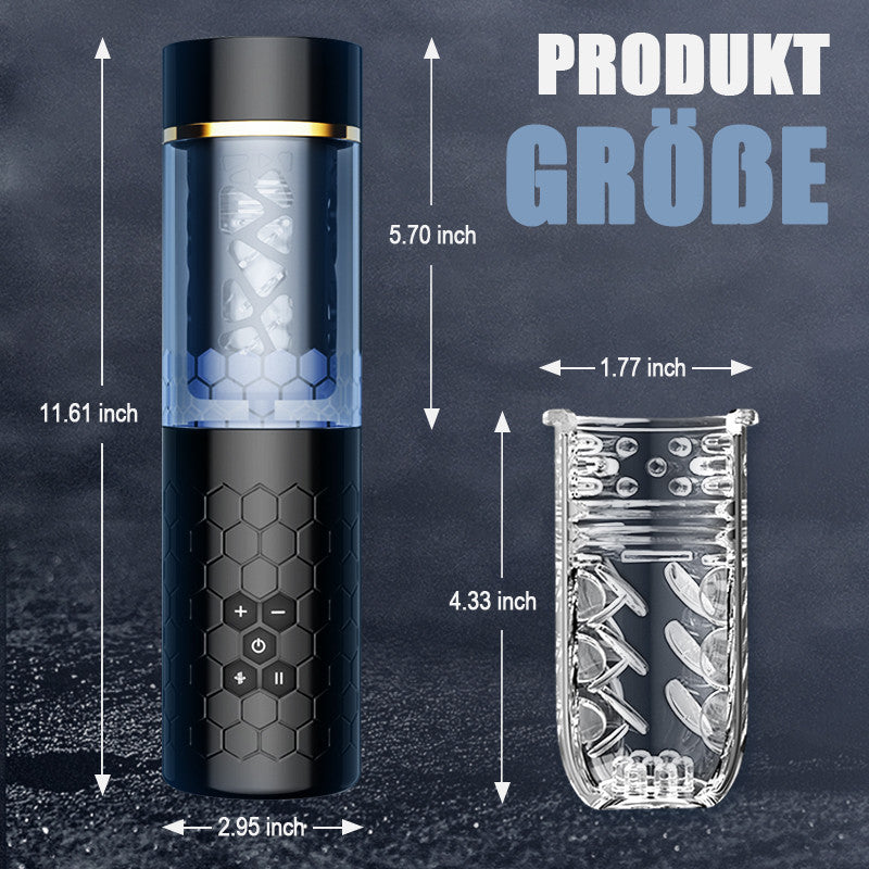 【Bevorzugt】SPINNE Stoßen Rotieren 6 Frequenzen 3 Geschwindigkeiten Elektrischer Masturbator