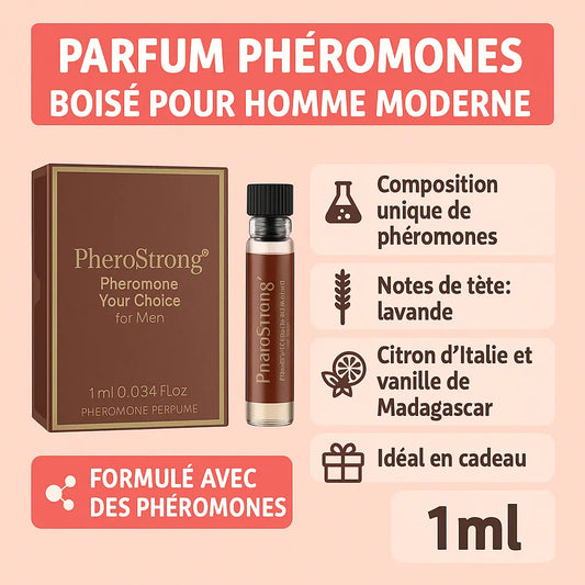 Parfum Phéromones Boisé Pour Homme Moderne