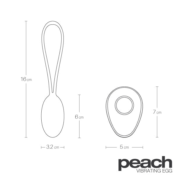 Peach Rechargeable Egg