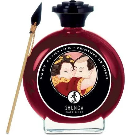 Peinture Corporelle Comestible Shunga Cava Fraises