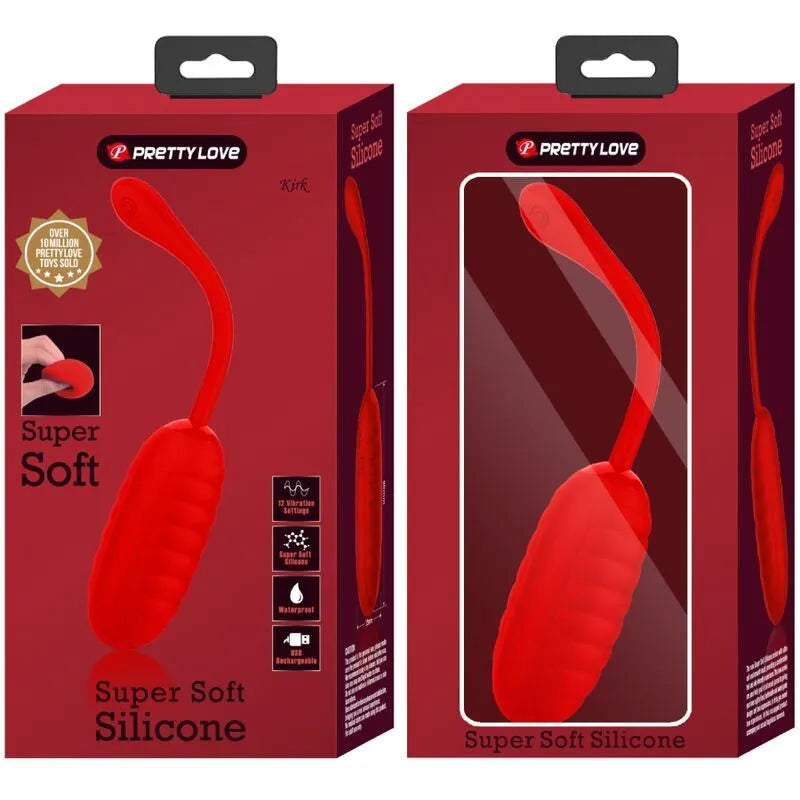 Petit Œuf Vibrant Silicone Rouge Rechargeable