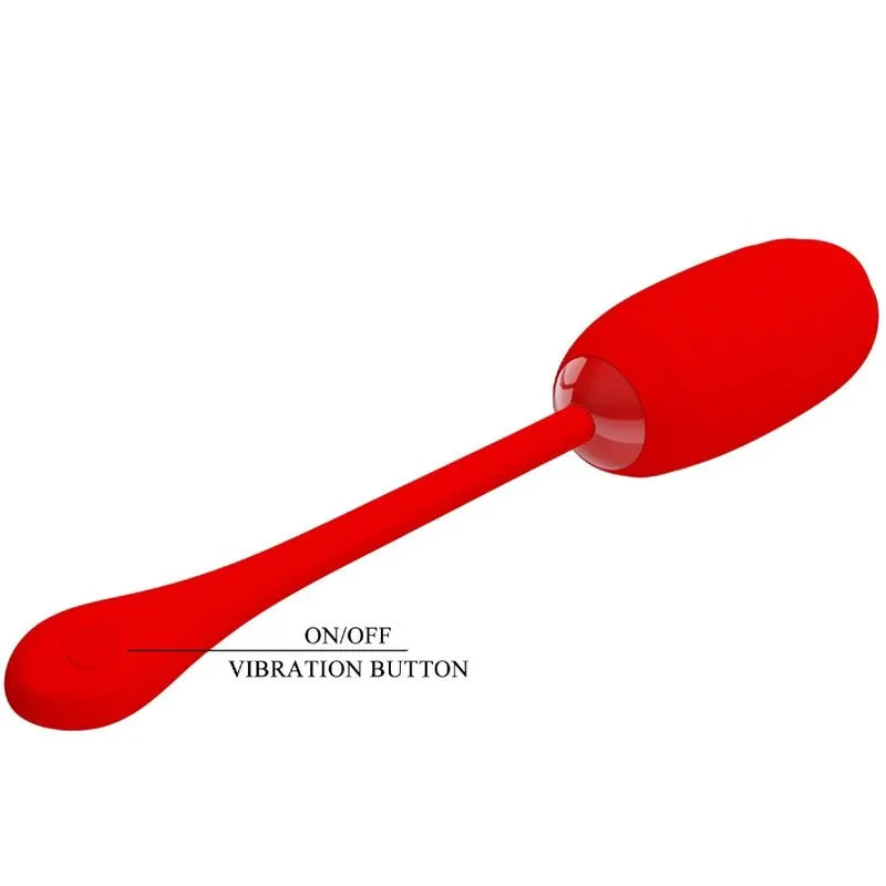 Petit Œuf Vibrant Silicone Rouge Rechargeable