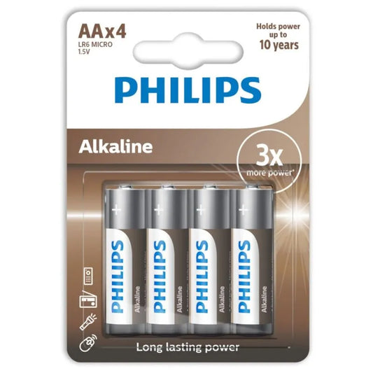 Piles Alcalines Aa Philips Longue Durée