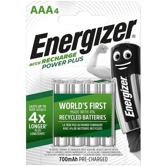 Piles Rechargeables Aa Energizer Durables