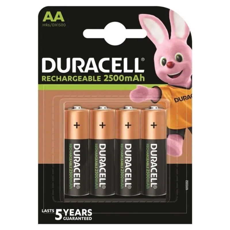 Piles Rechargeables Aa Nimh Duracell 2850Mah