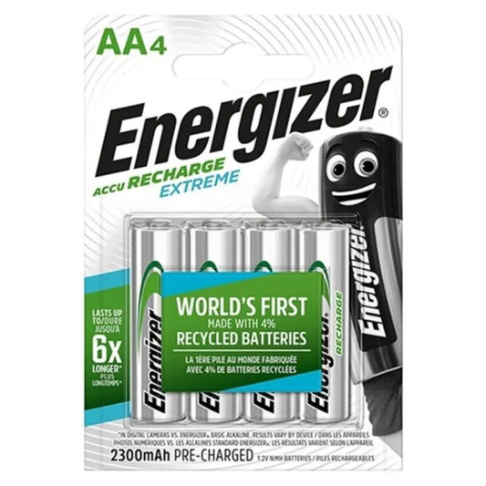 Piles Rechargeables Aa Nimh Energizer 2850Mah