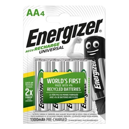 Piles Rechargeables Aa Nimh Longue Durée Energizer