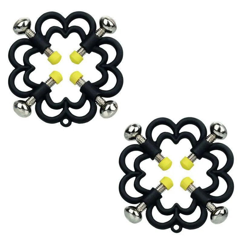 Pinces À Tétons Ajustables Métalliques Robustes