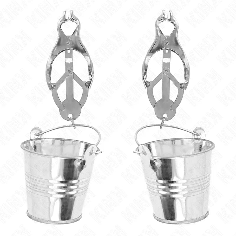 Pinces À Tétons Bdsm Ajustables En Métal