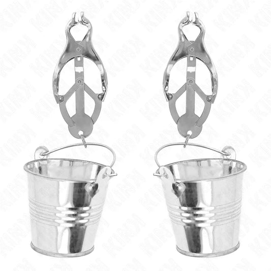 Pinces À Tétons Bdsm Ajustables En Métal