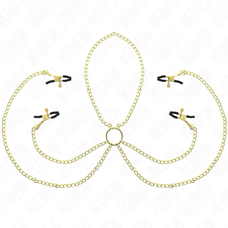 Pinces À Tétons Bdsm Ajustables En Métal