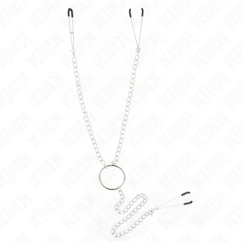 Pinces À Tétons Bdsm En Métal Ajustables