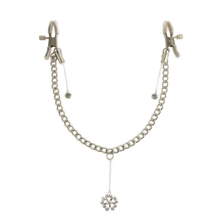 Pinces À Tétons Débutant Avec Cristaux