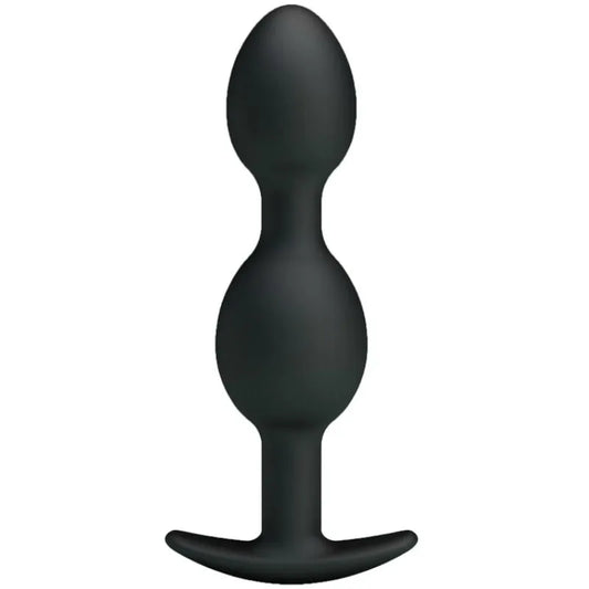 Plug Anal Ergonomique En Silicone Noir