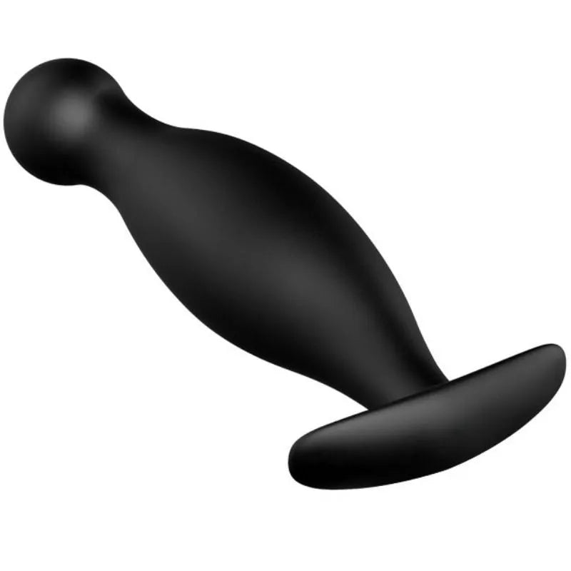 Plug Anal Ergonomique En Silicone Noir