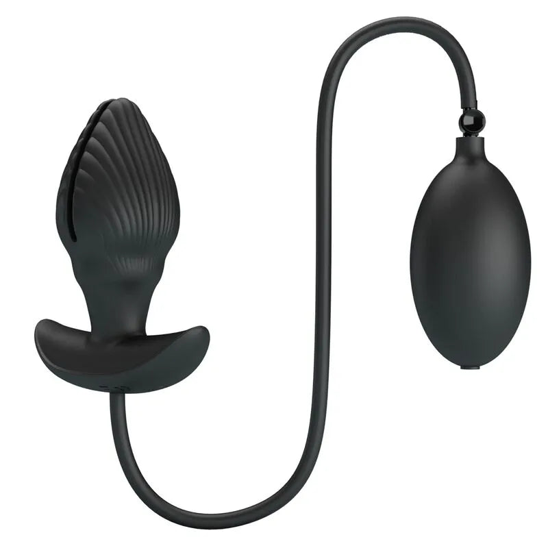 Plug Anal Gonflable En Silicone Noir