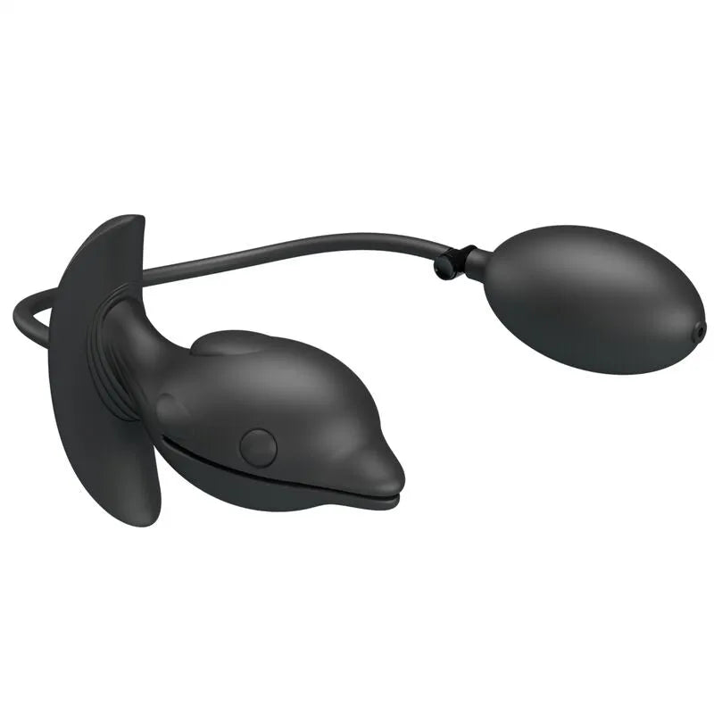 Plug Anal Gonflable En Silicone Noir Pour Débutants Et Experts