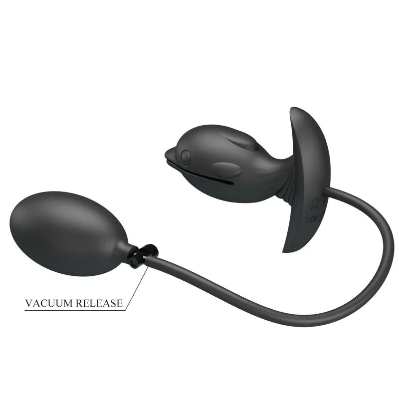 Plug Anal Gonflable En Silicone Noir Pour Débutants Et Experts