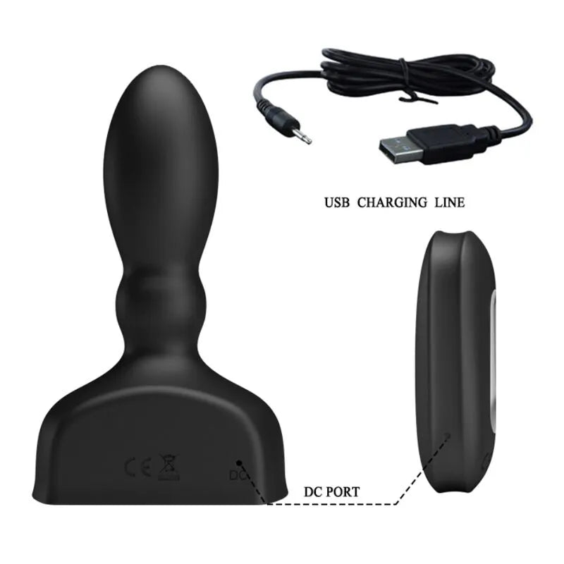 Plug Anal Gonflable Multi-Vibrations Rechargeable