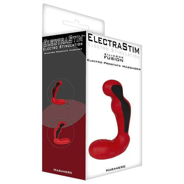 Plug Anal Électroconducteur Silicone Rouge Prostate